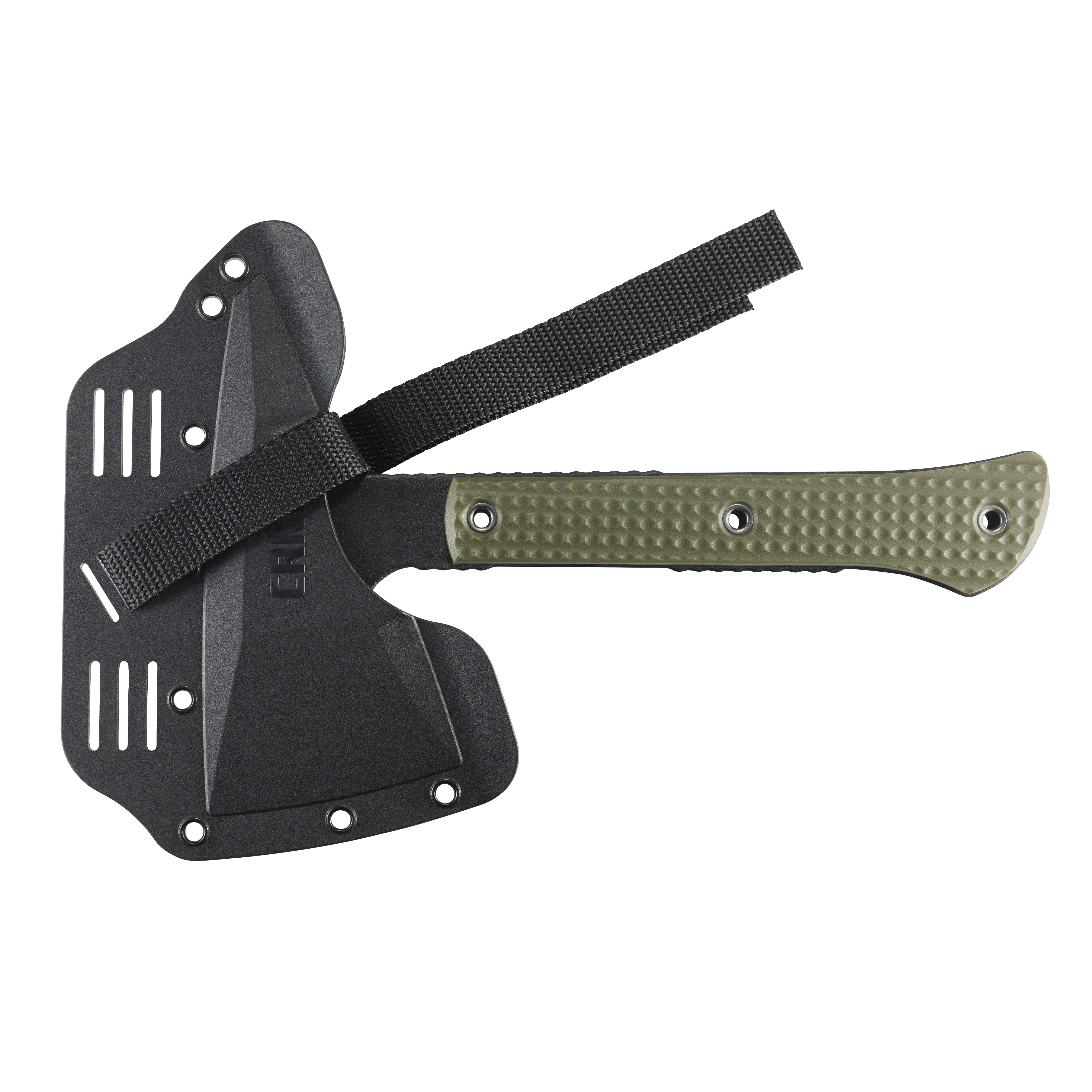 CRKT Jenny Wren Compact Fixed Blade Tomahawk, Black Head | BladeOps