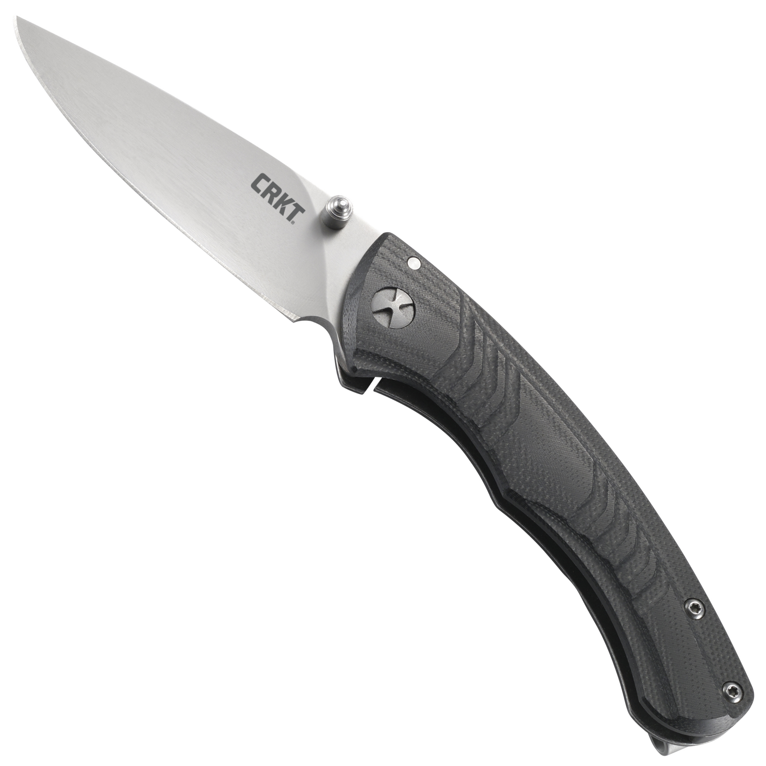 CRKT Full Throttle Spring Assist Knife, Bead Blast Blade | BladeOps