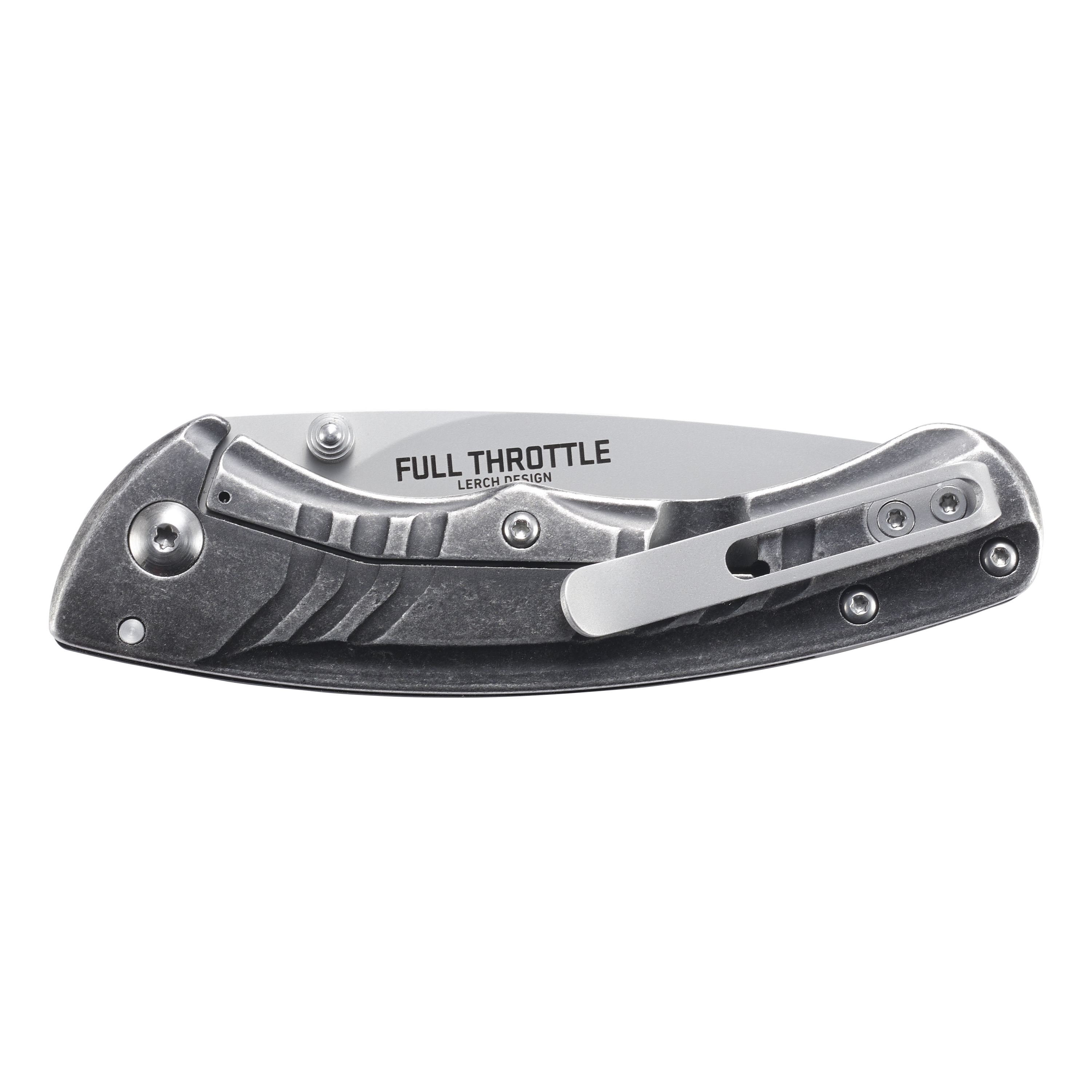 CRKT Full Throttle Spring Assist Knife, Bead Blast Blade | BladeOps