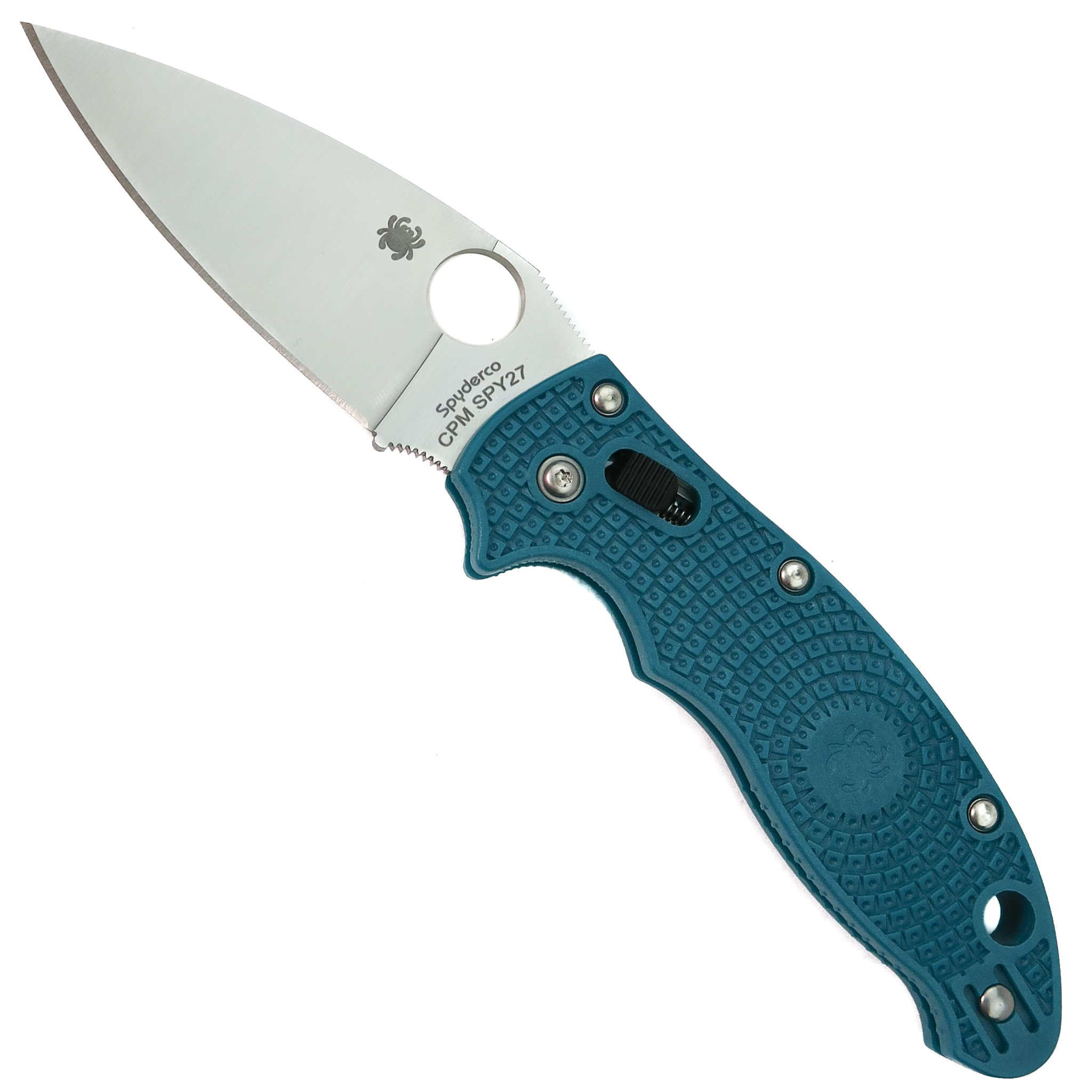 Spyderco Cobalt Blue Manix 2 Lightweight Folder Knife, CPM-SPY27