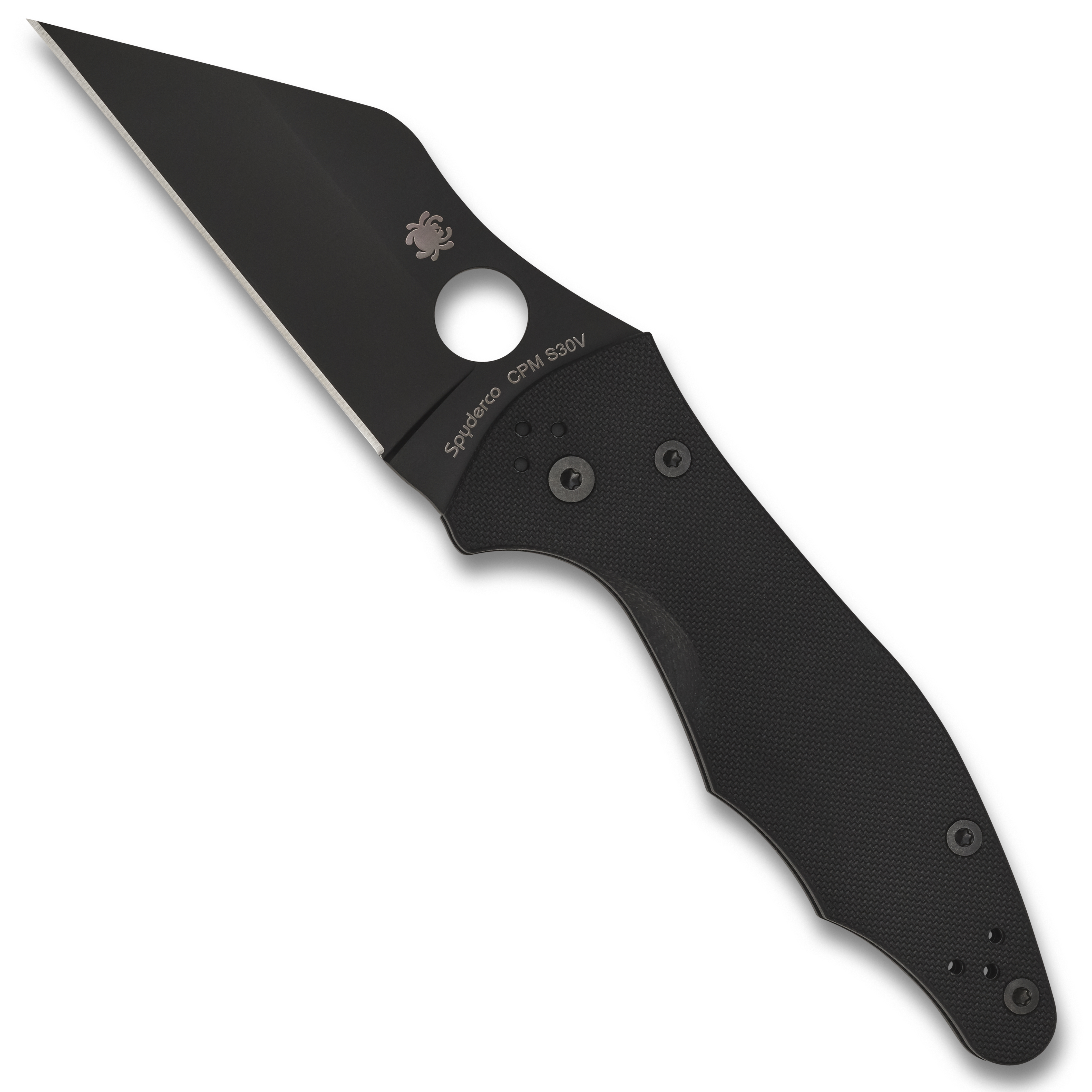 Spyderco Yojimbo 2 Folder Knife, Black Blade BladeOps