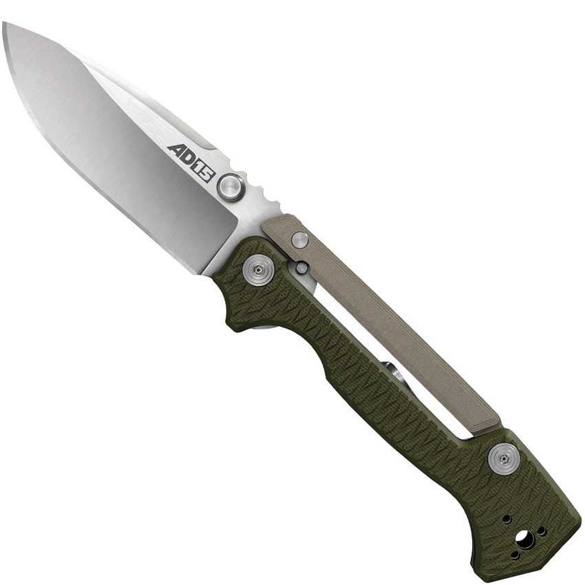 Cold Steel OD Green AD-15 Folder Knife, CPM-S35VN Blade | BladeOps