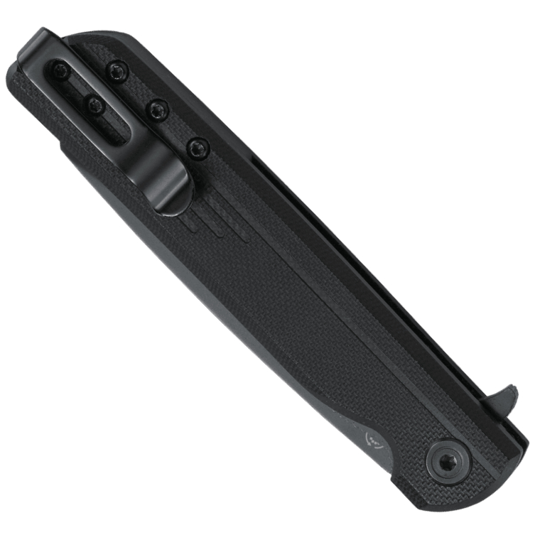 CRKT LCK+ Tanto Blackout Spring Assist Knife | BladeOps