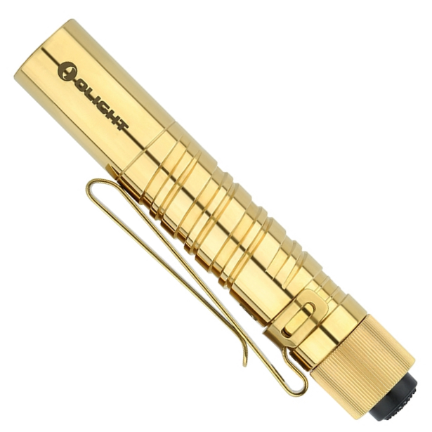 Olight I3T EOS Brass Flashlight | BladeOps