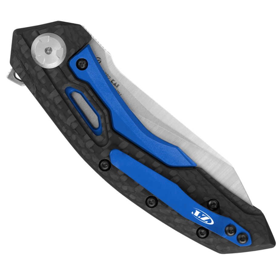 Zero Tolerance 0762 TDS Carbon Fiber Flipper Knife, Reverse Tanto