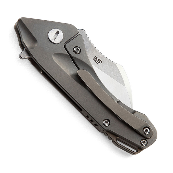 Bestech Knives Imp Gray Titanium Folding Knife | BladeOps