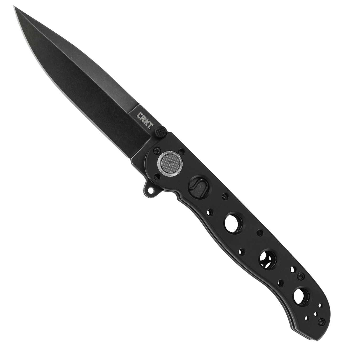 クリティカルヒットBlack　ロキ CRKT M16-03DB Deadbolt Assist Knife, Black Spear Point Blade
