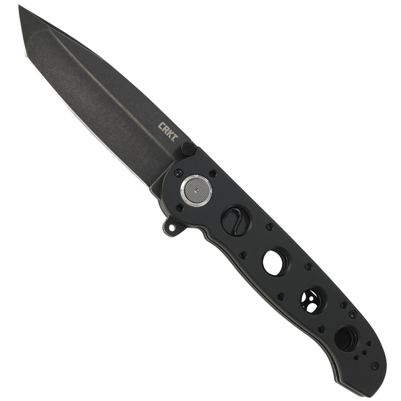 CRKT M16-04DB Deadbolt Assist Knife, Black Tanto D2 Blade | BladeOps