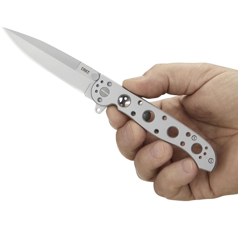 CRKT M16-03SS Frame Lock Flipper Knife, Bead Blast Spear Point