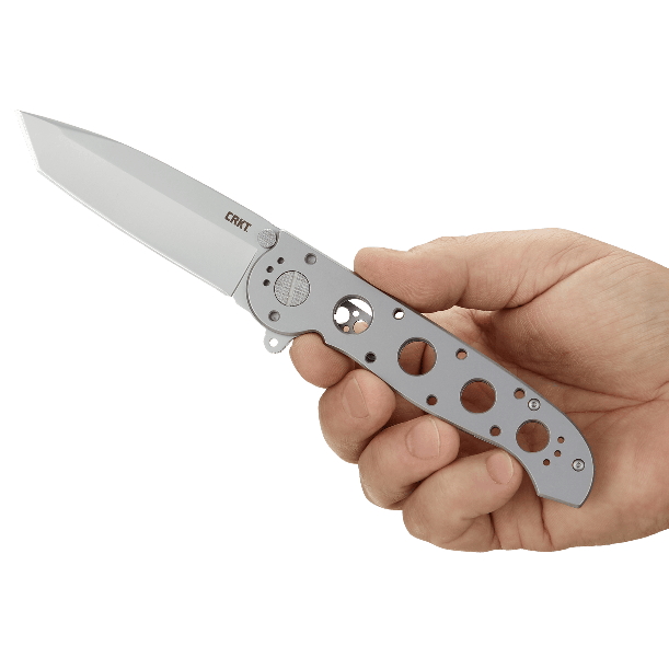 CRKT M16-04SS Frame Lock Flipper Knife, BeadBlast Tanto Point