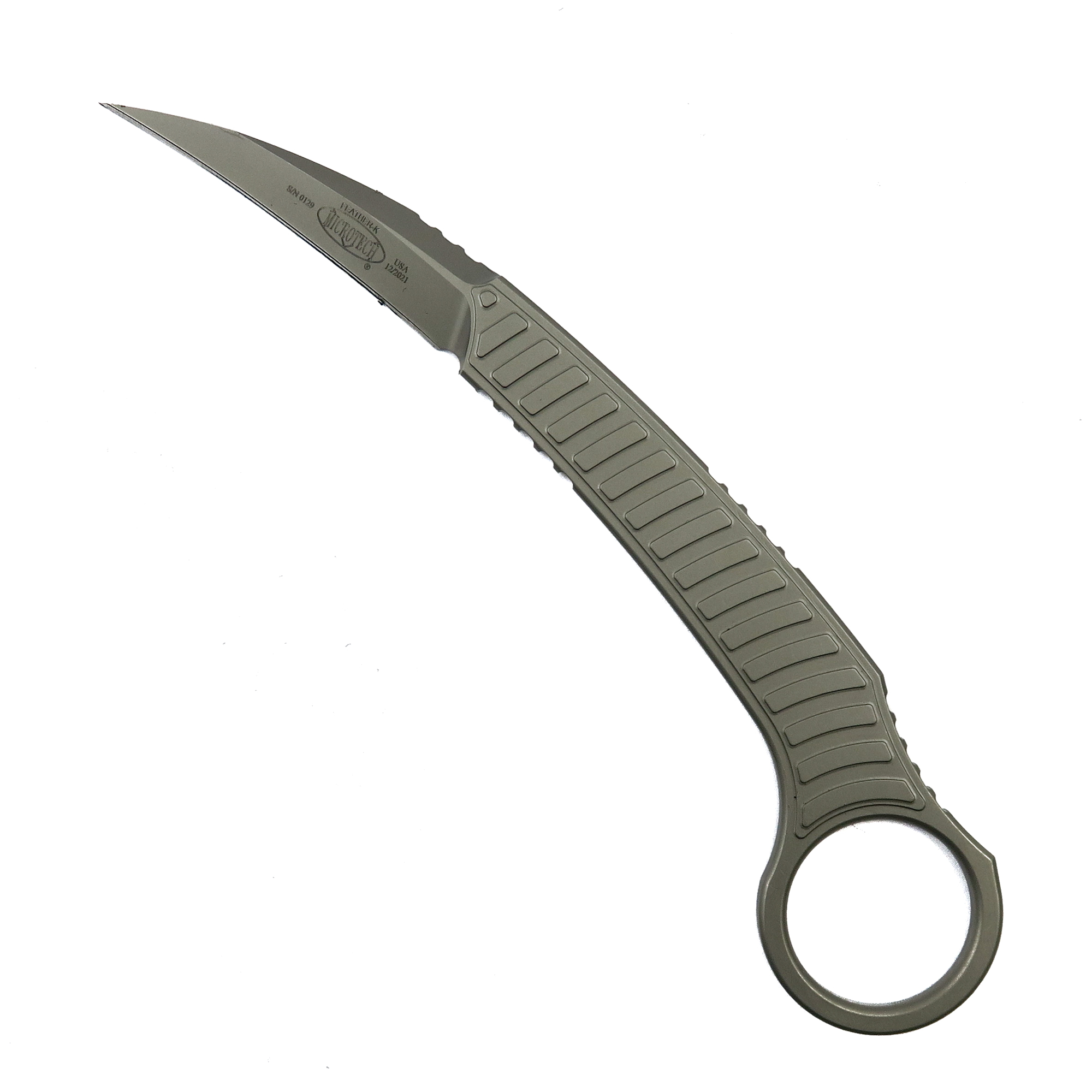 Microtech Bastinelli Feather Fixed Blade Knife | BladeOps