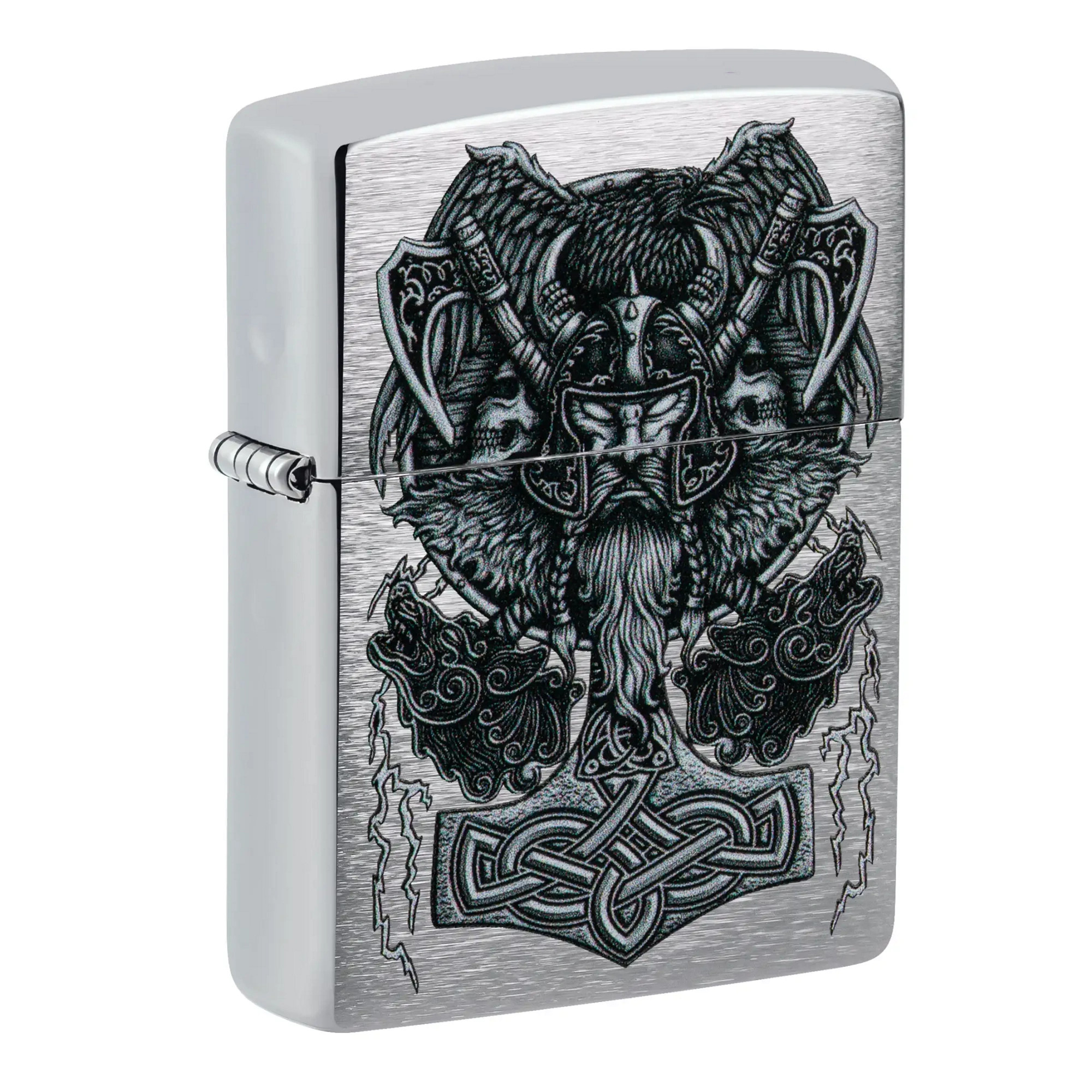 Zippo 200 Viking Design Chrome | BladeOps