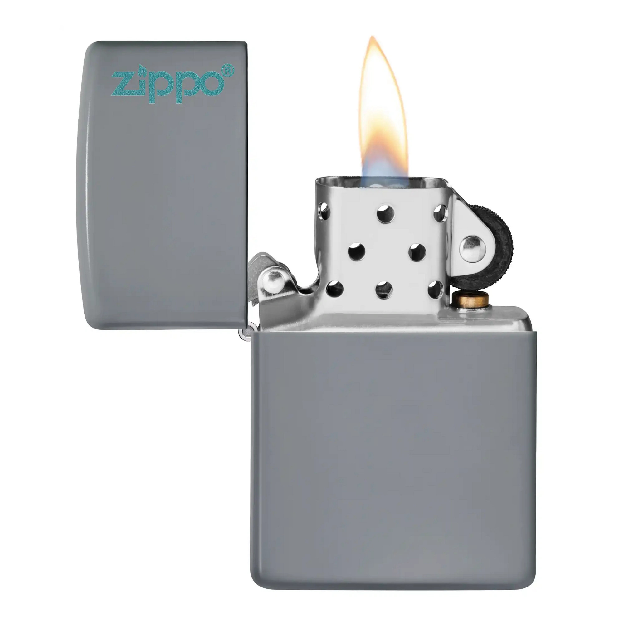 zippoライター　
スターリングシルバー（銀） Zippo Lighter Slim Black Ice, Phoenix - KnifeCenter - 49407