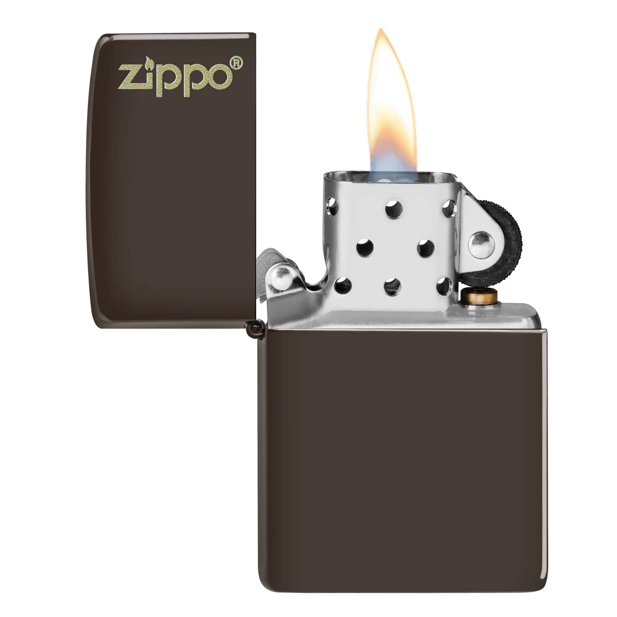 Zippo 49180 Zippo Logo Lighter | BladeOps