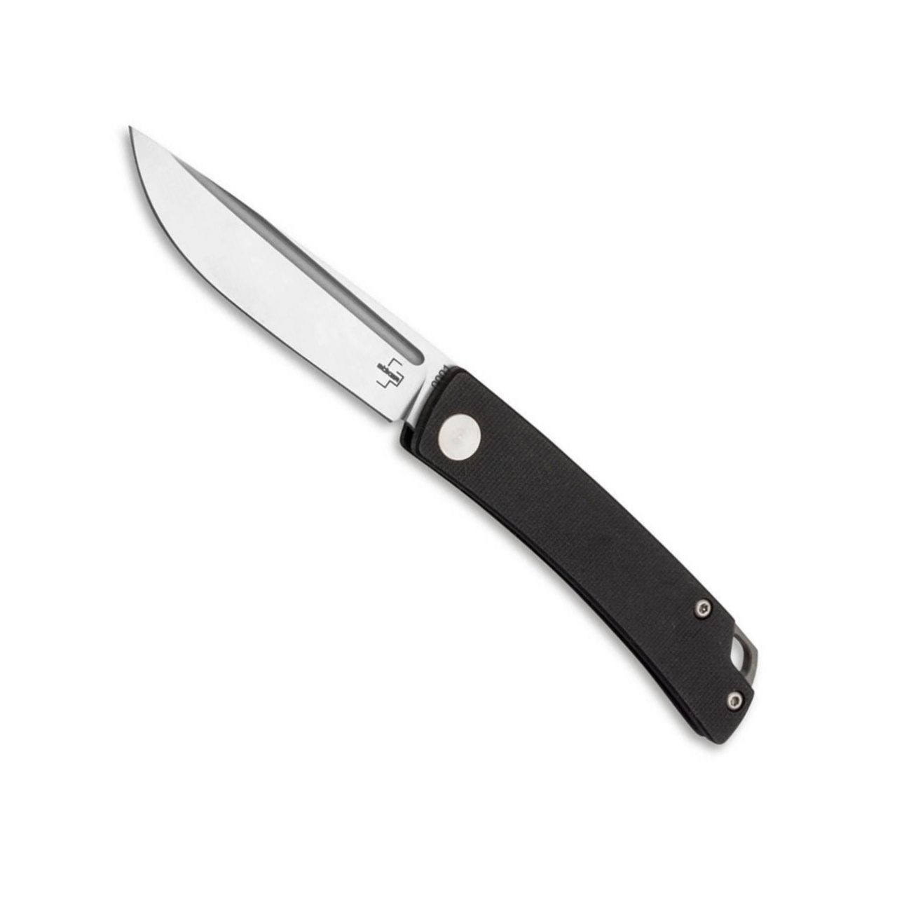 Boker Plus Black G10 Celos Folder Knife, Satin Blade | BladeOps