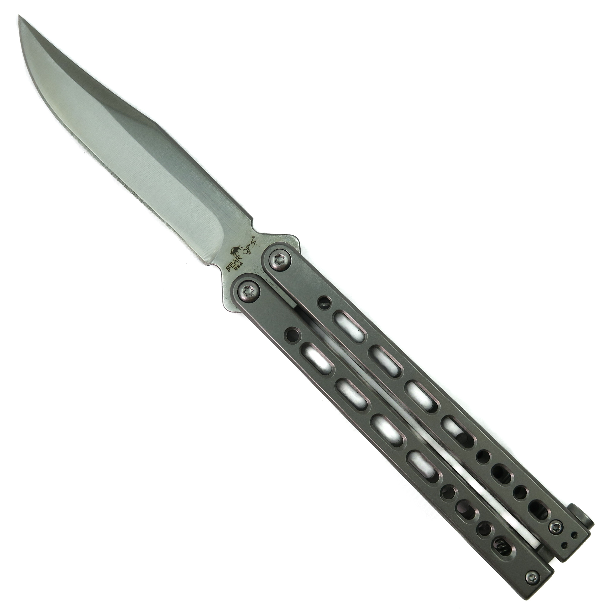 Bear OPS Bear Song VIII Clip Point Butterfly Knife, 154CM