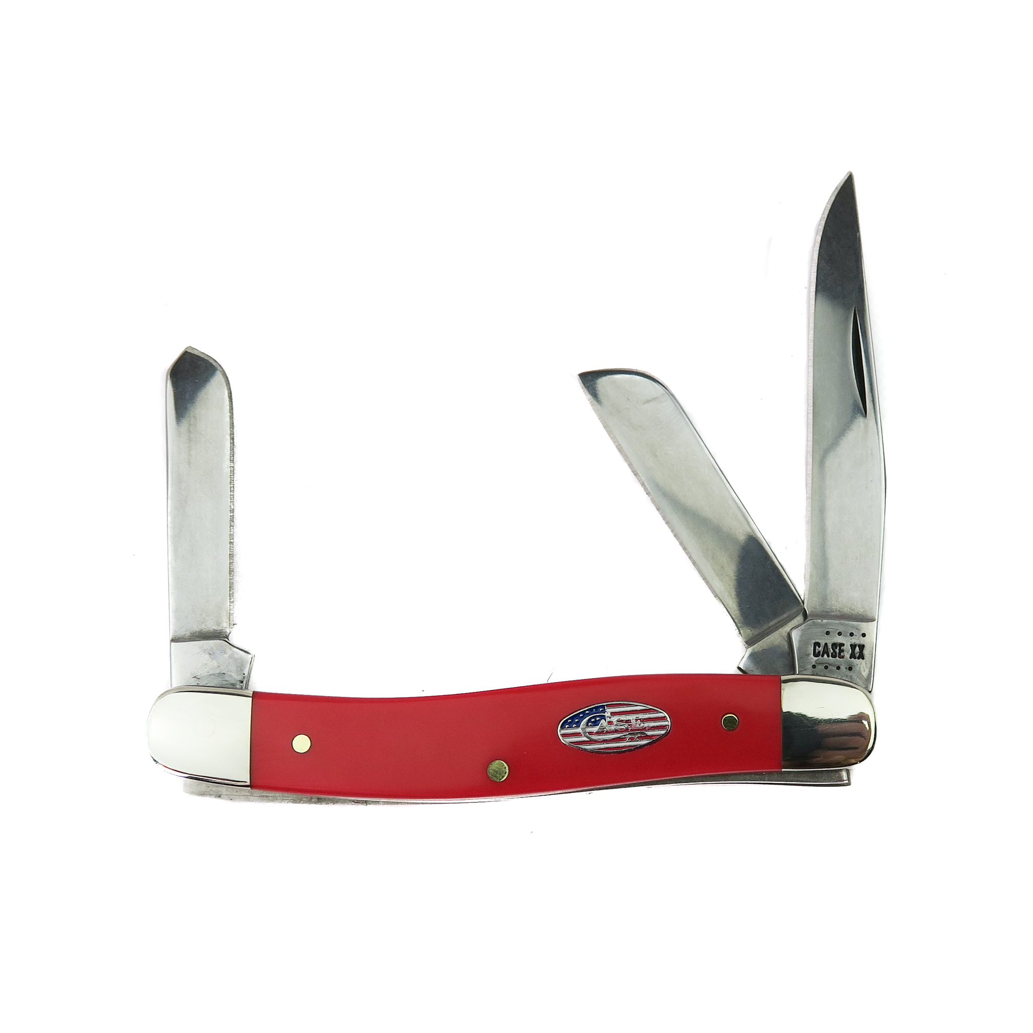 Case®  American Workman Smooth Red Synthetic CS Sod Buster Jr® Knife –