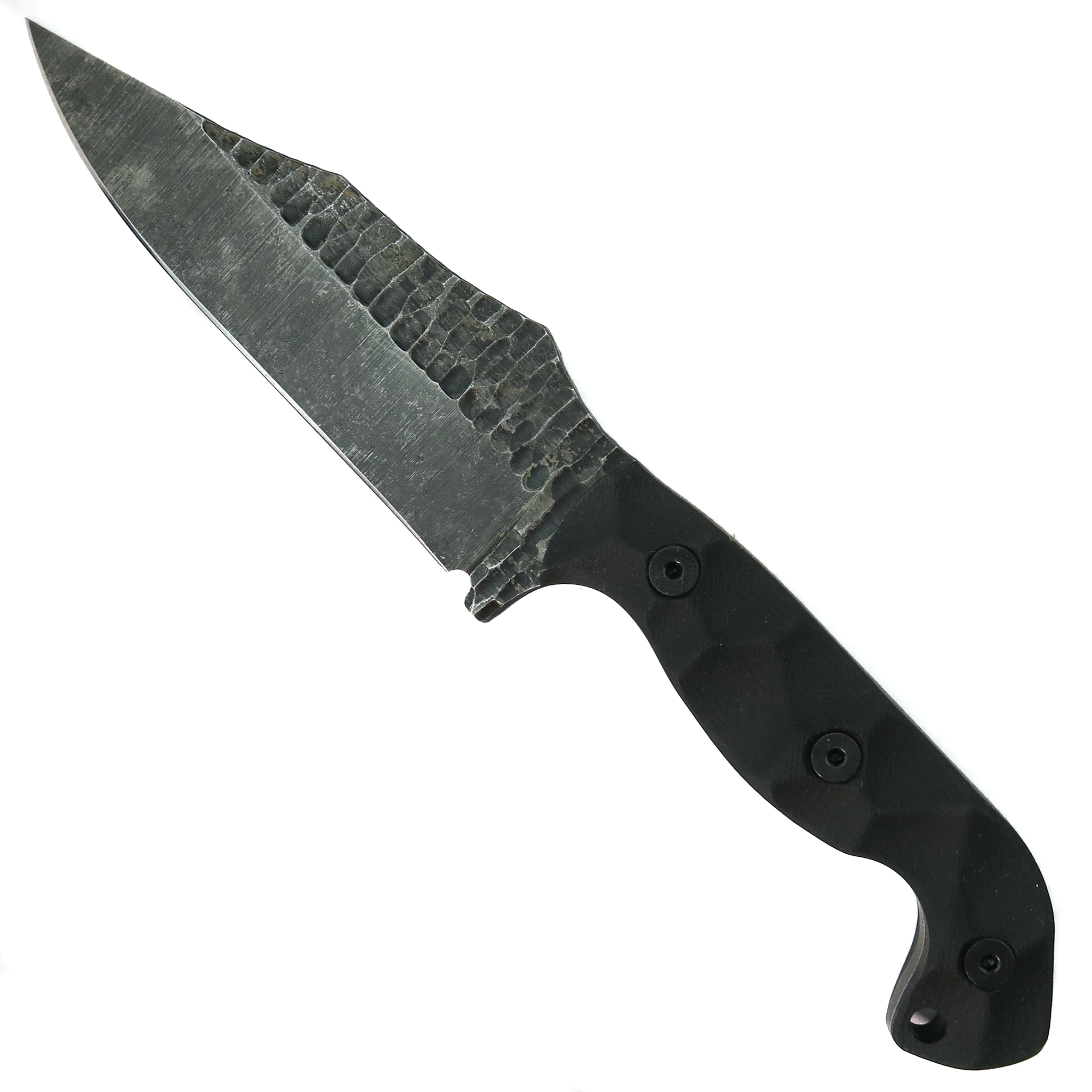 Stroup Knives TU1 Black G10 Fixed Blade Knife | BladeOps