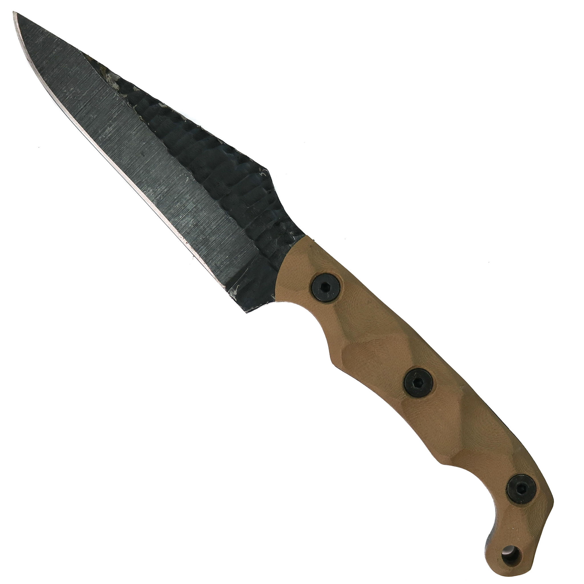 Stroup Knives TU2 Tan G10 Fixed Blade Knife | BladeOps
