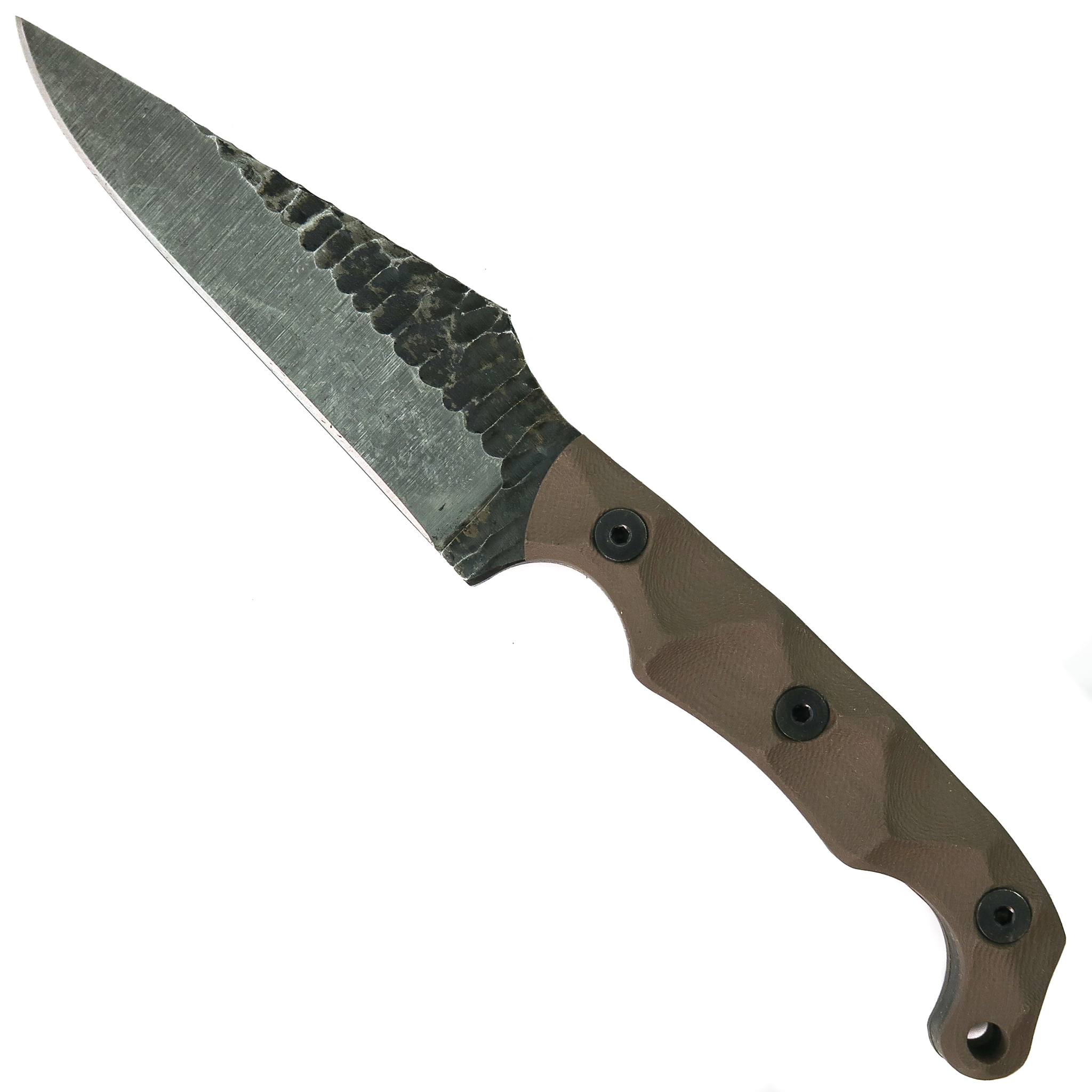 Stroup Knives TU2 FDE G10 Fixed Blade Knife | BladeOps