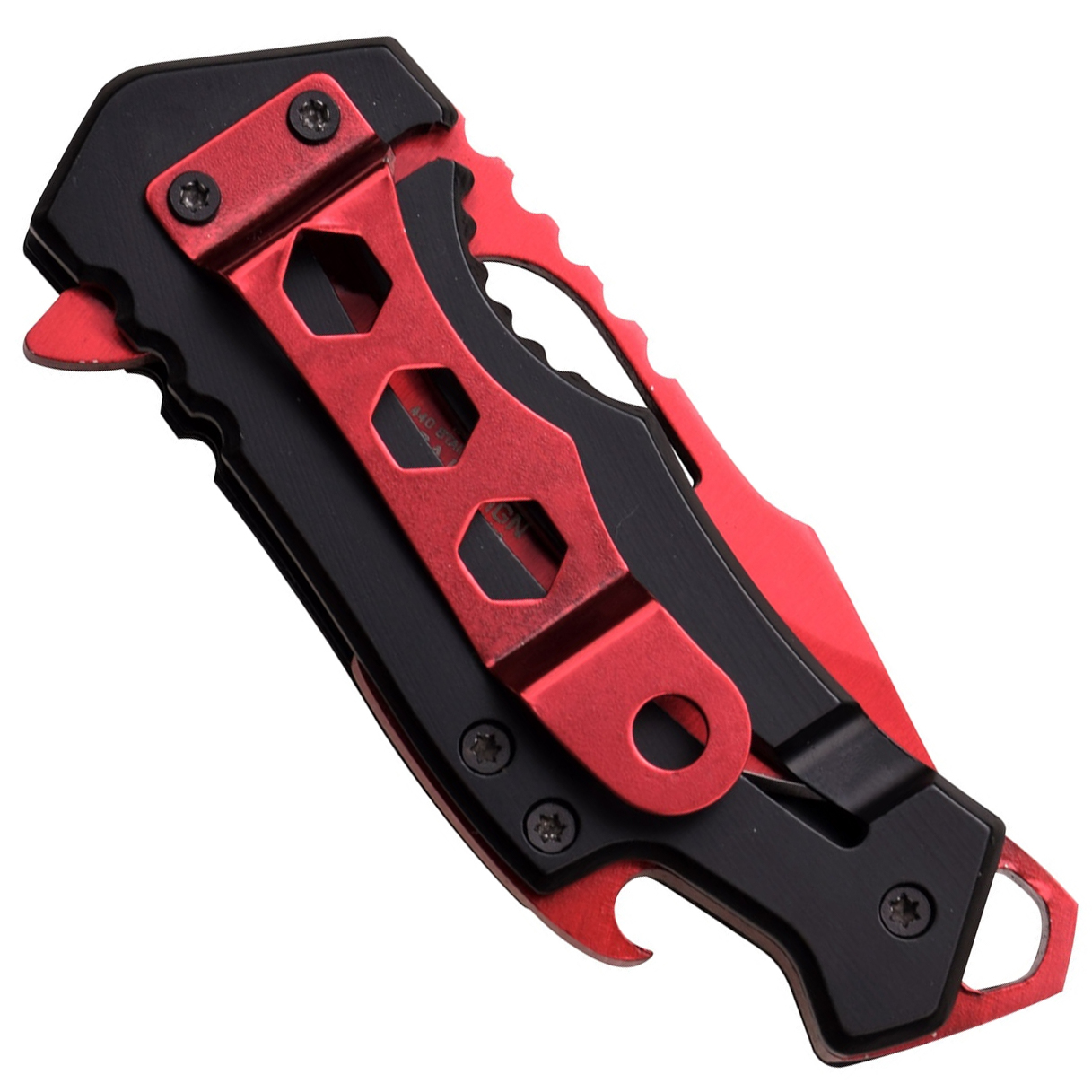 MTech Red Fixed Blade Knife Set