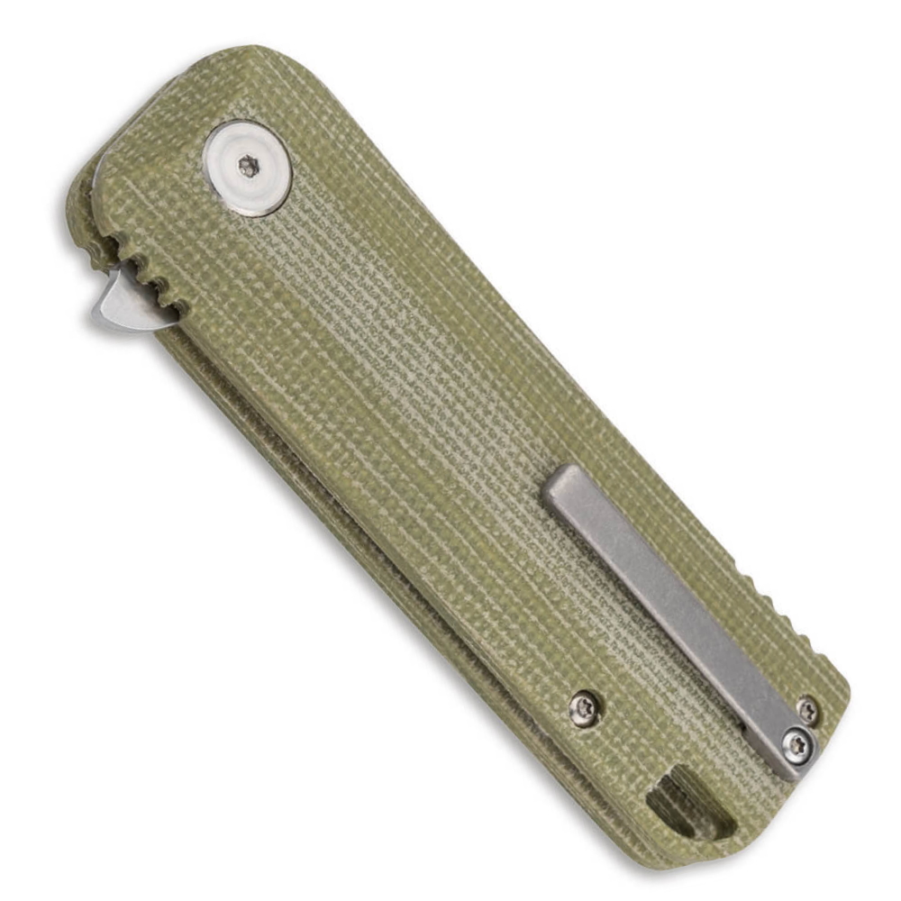 Boker Plus Baba Yaga Green Micarta Liner Lock Knife | BladeOps