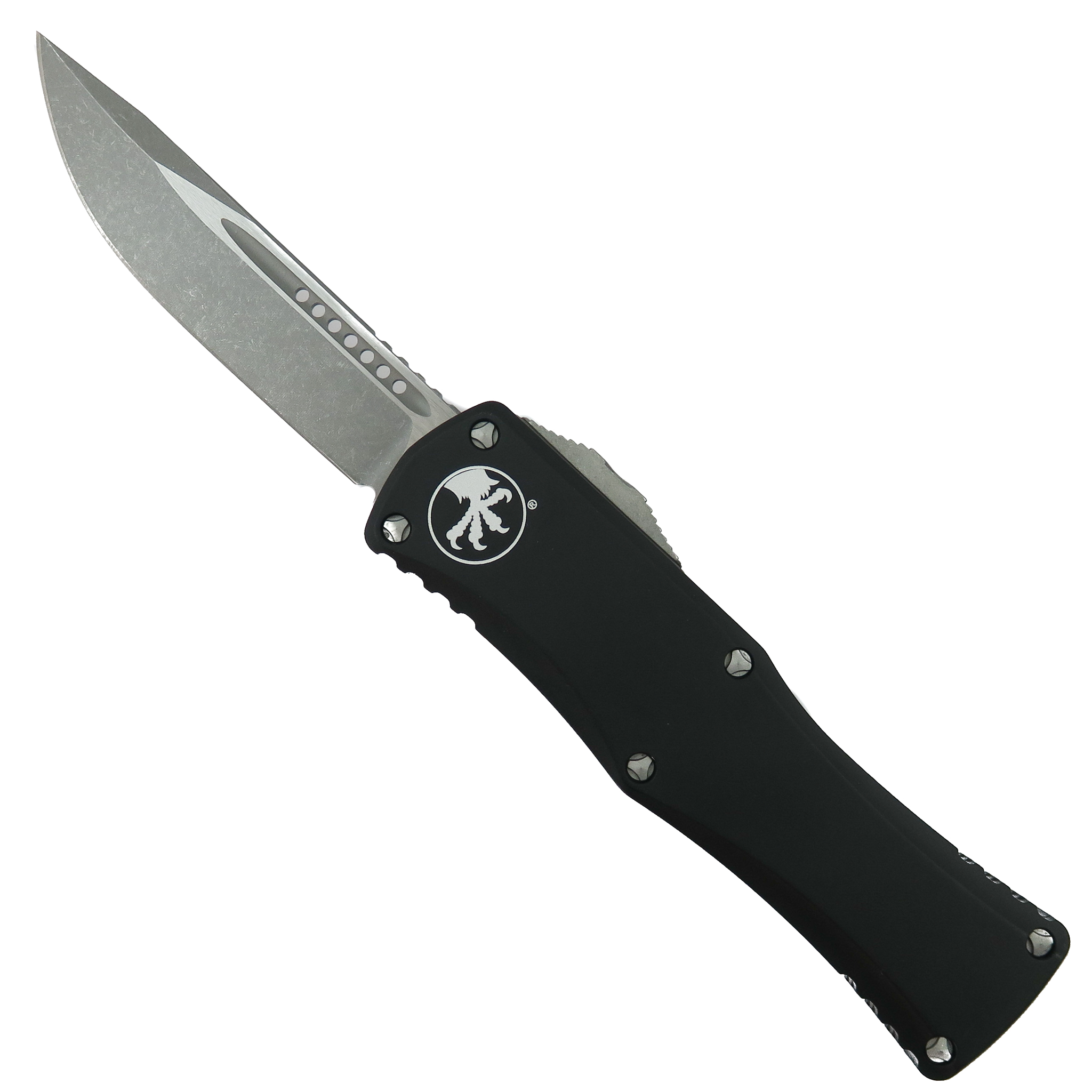 ◇Hera Microtech Hera OTF Knife, Apocalyptic Stonewash Blade | BladeOps