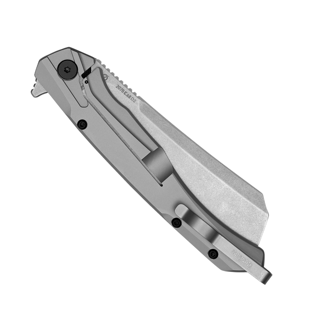 Kershaw Black G10 Stainless Steel Strata Cleaver Flipper Knife