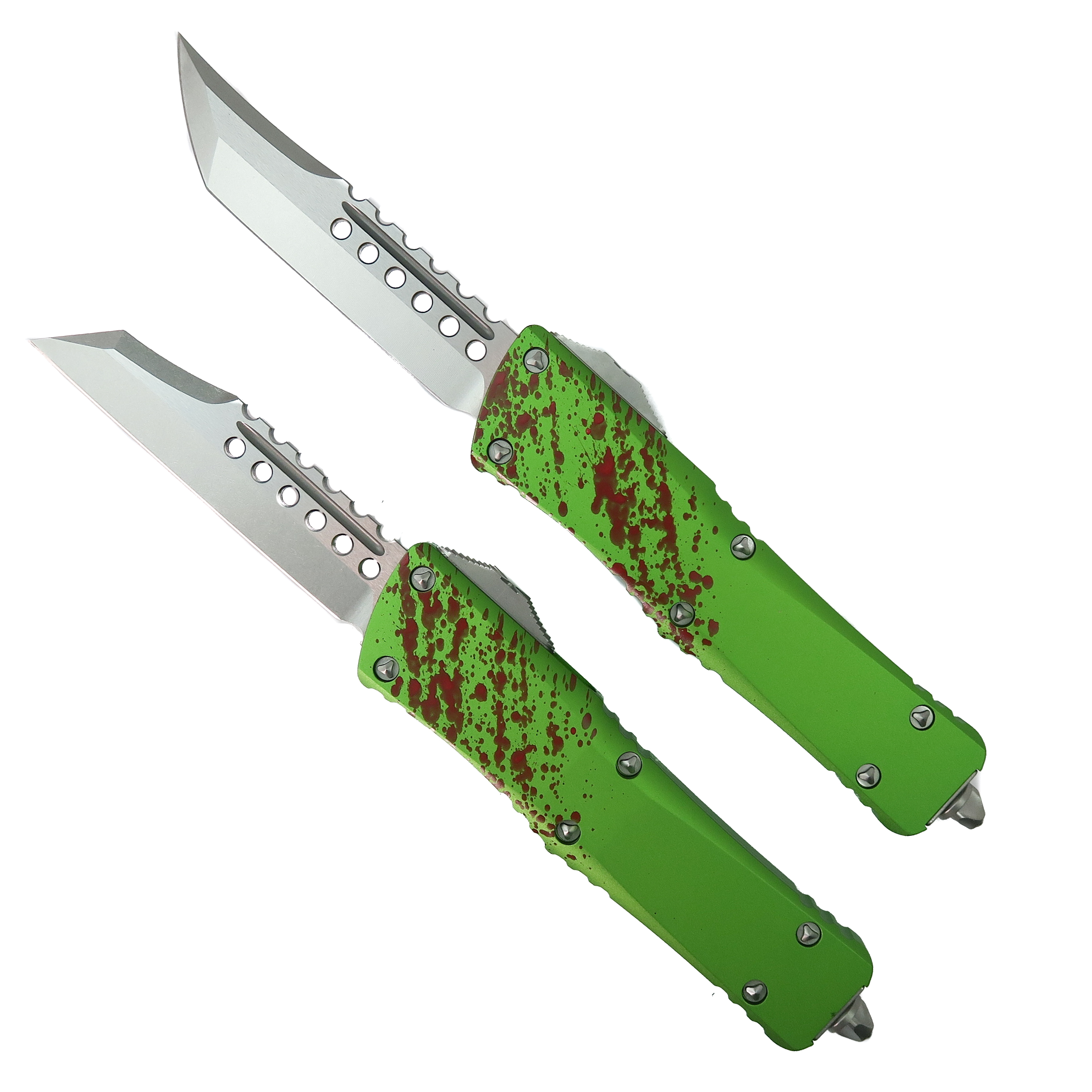 Microtech Signature Series Zombie Combat Troodon Hellhound and