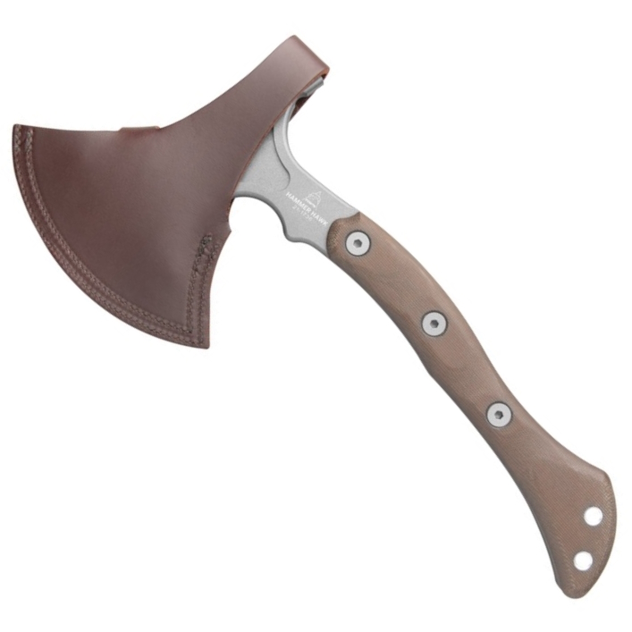 TOPS Hammer Hawk Tungsten Fixed Blade with TOPS Backup Knife Bladeops