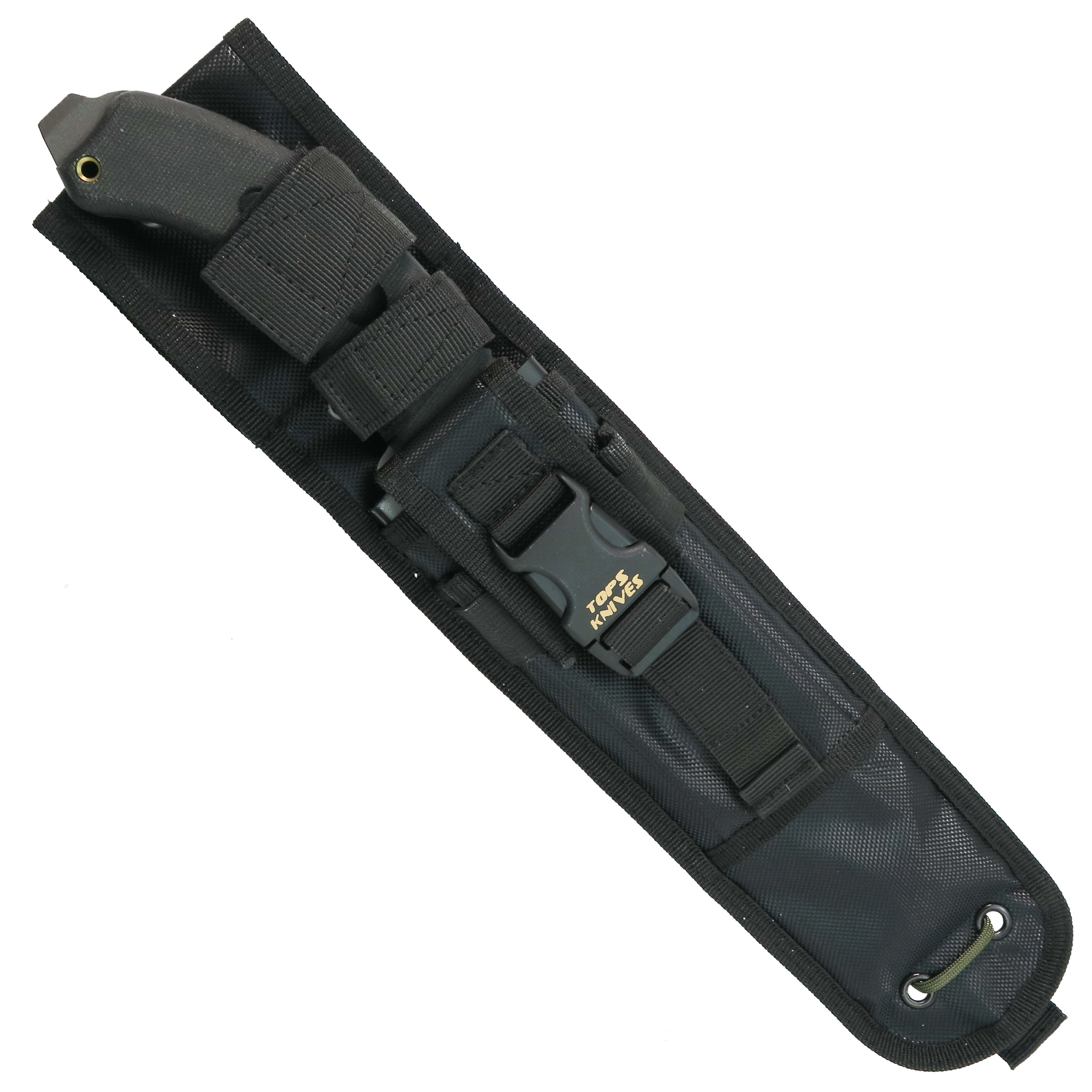 TOPS Tahoma Field Knife, Tungsten Cerakote Finish, BCM Handle Bladeops