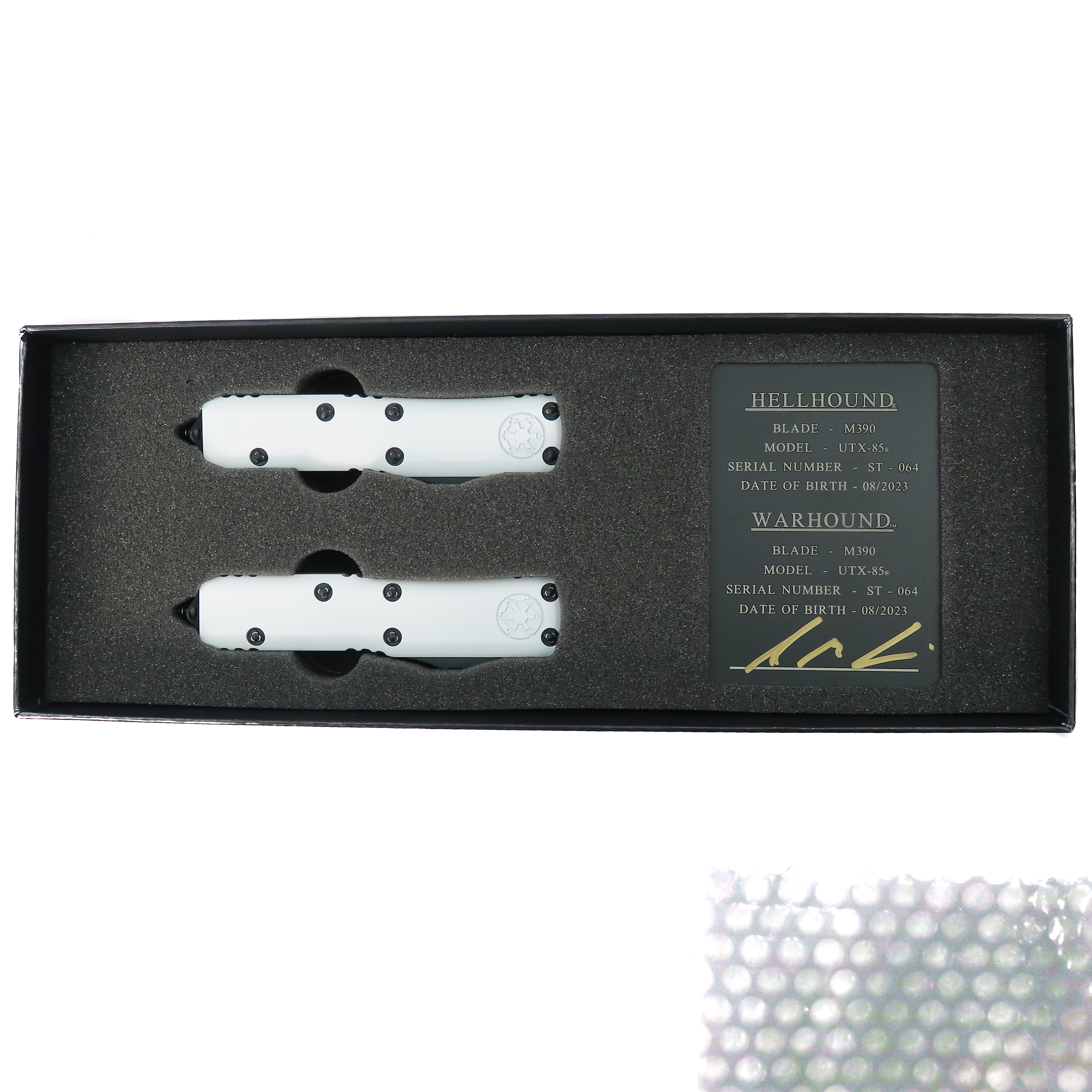 Microtech Signature Series Storm Trooper UTX-85 Set, Warhound and