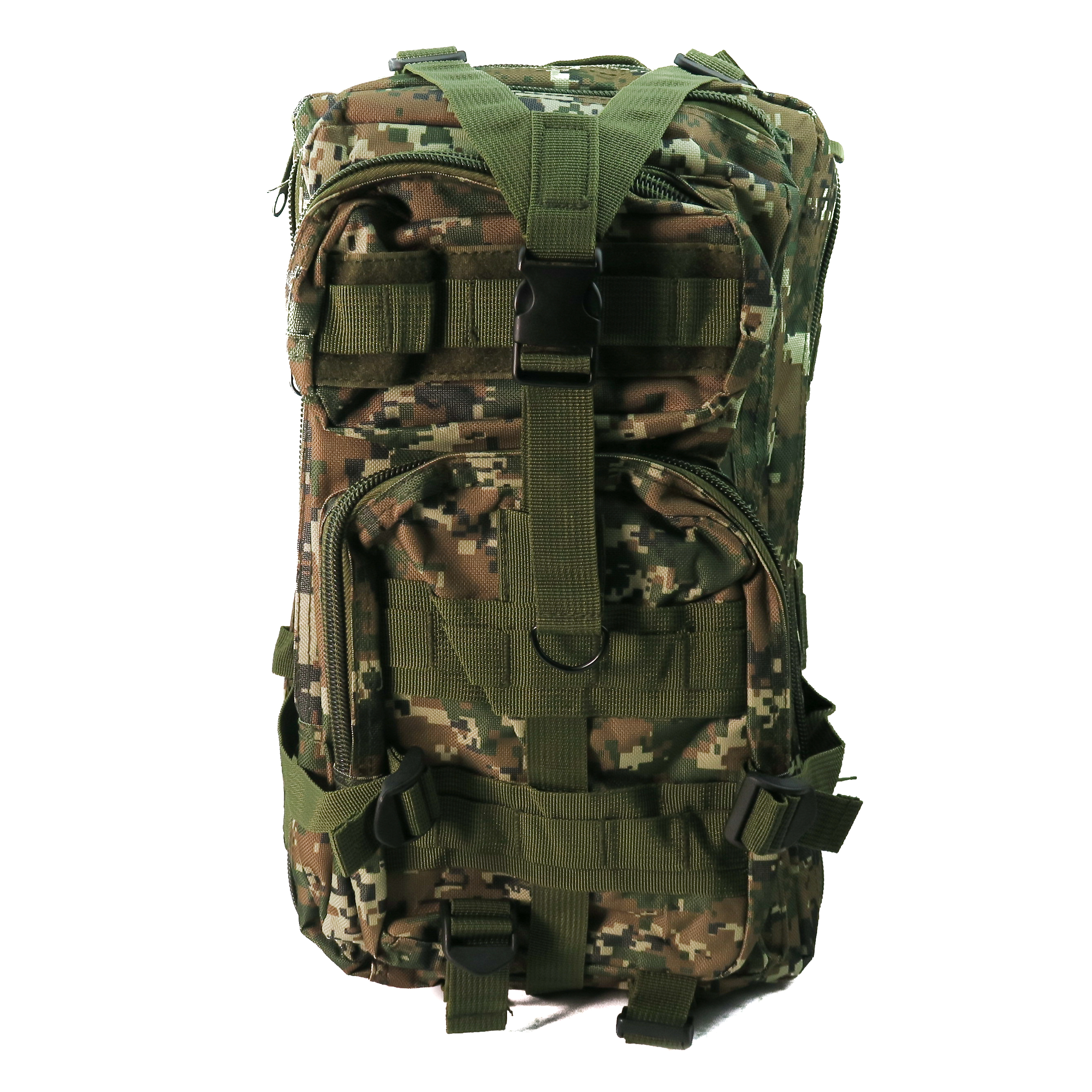 SurvivalGrid 25L Urban Backpack, Woodland Green DigiCamo | BladeOps