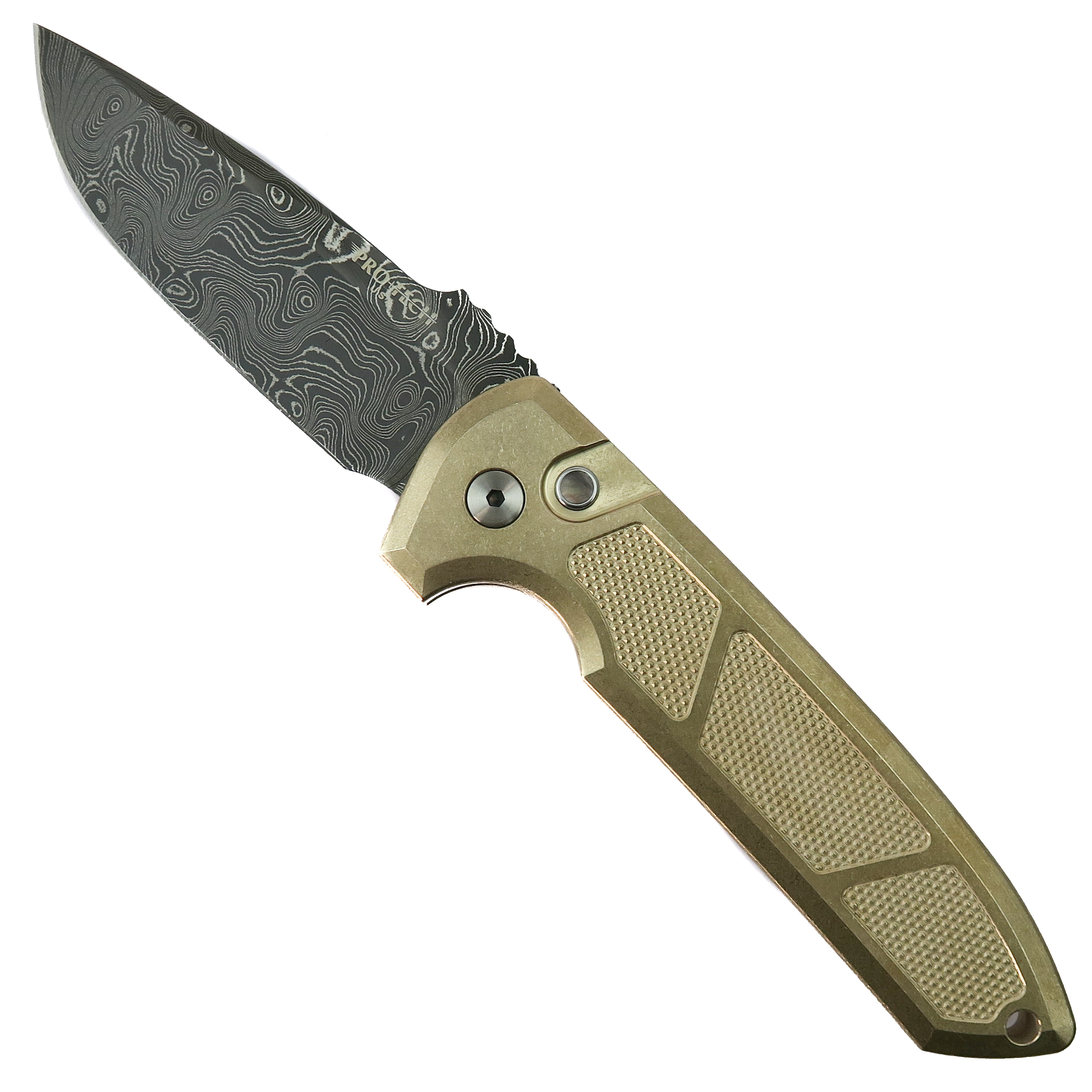 Pro-Tech 2024 Custom Rockeye 001 AlBronze Textured Handle, Chad
