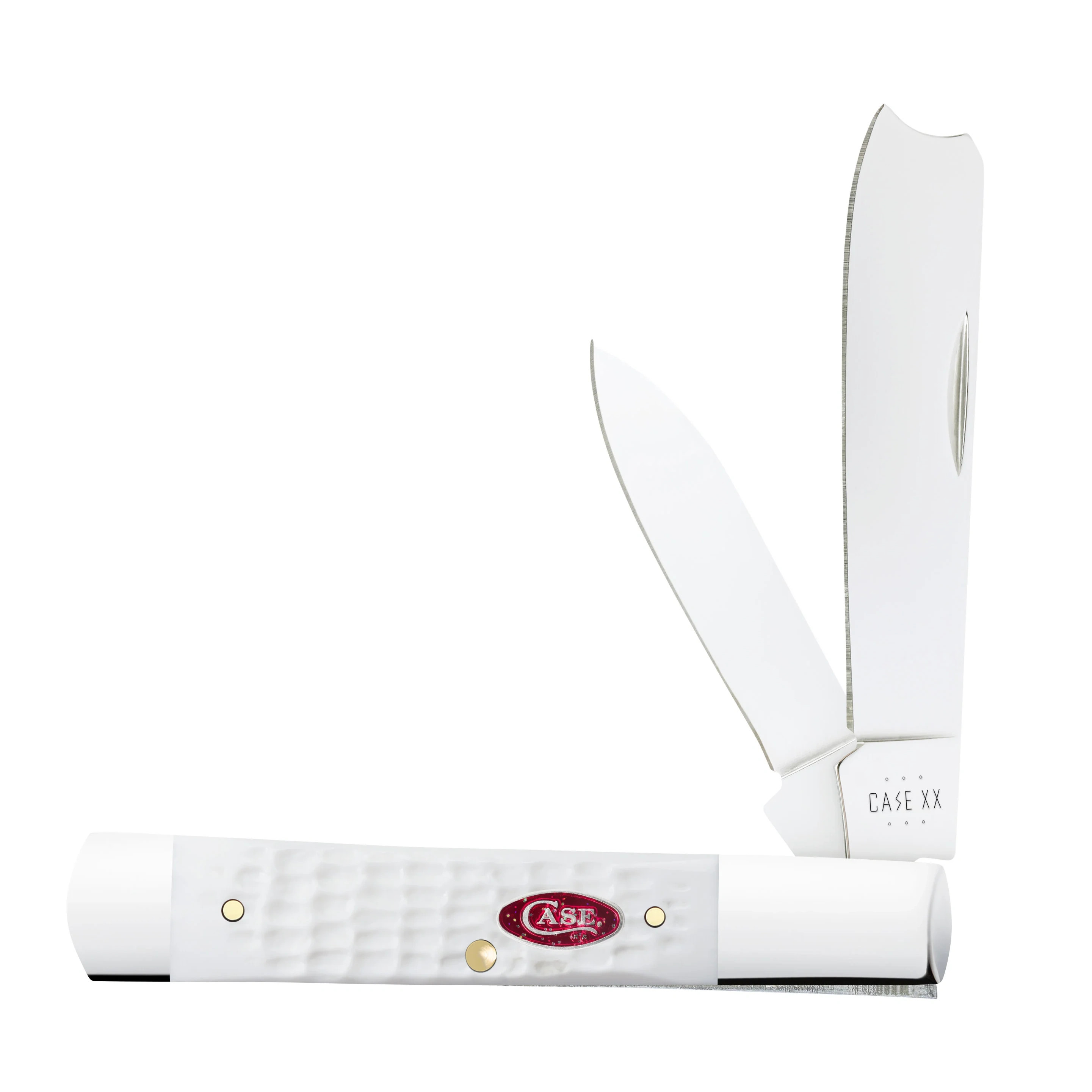 Case XX SparXX Jigged White Synthetic Razor Knife | BladeOps