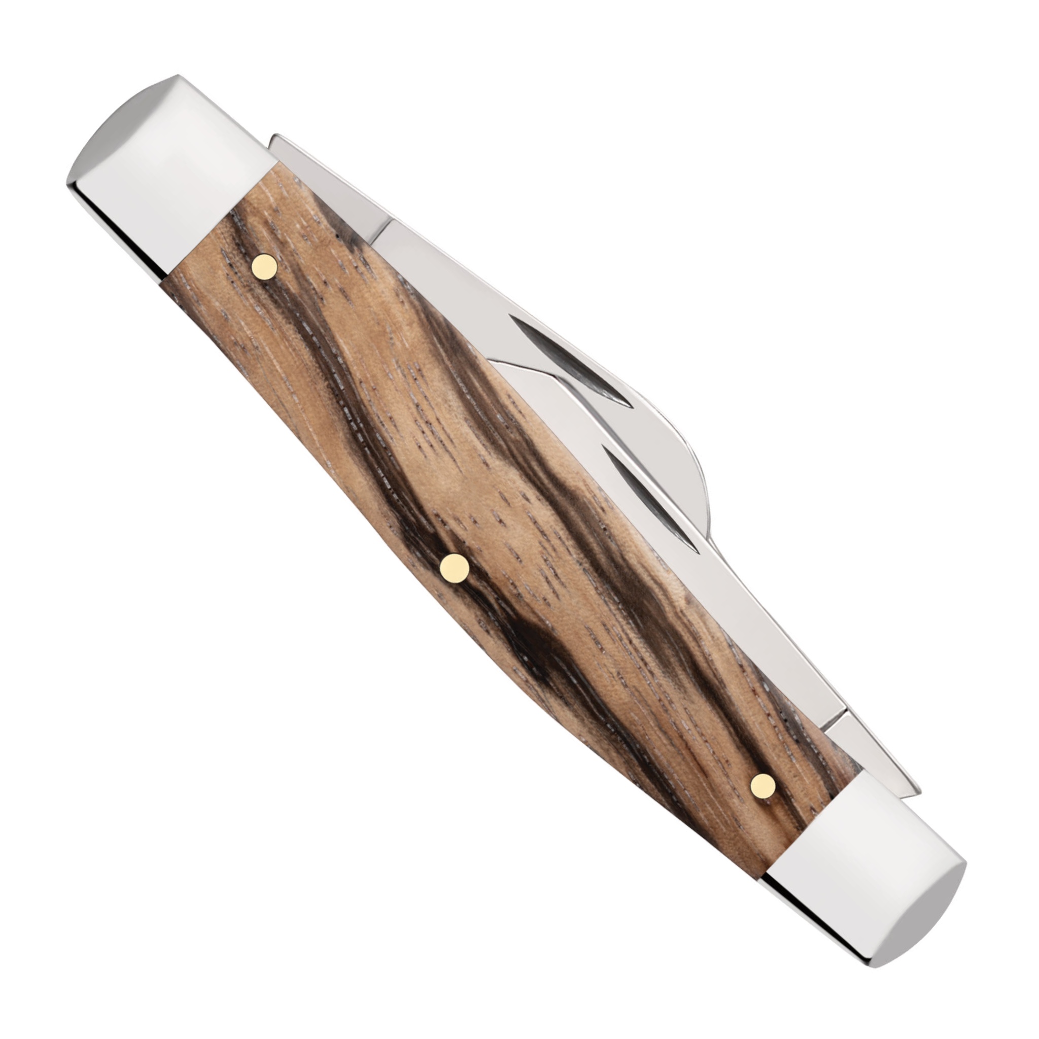 Case XX Smooth Natural Zebra Wood Large Stockman Knife | BladeOps