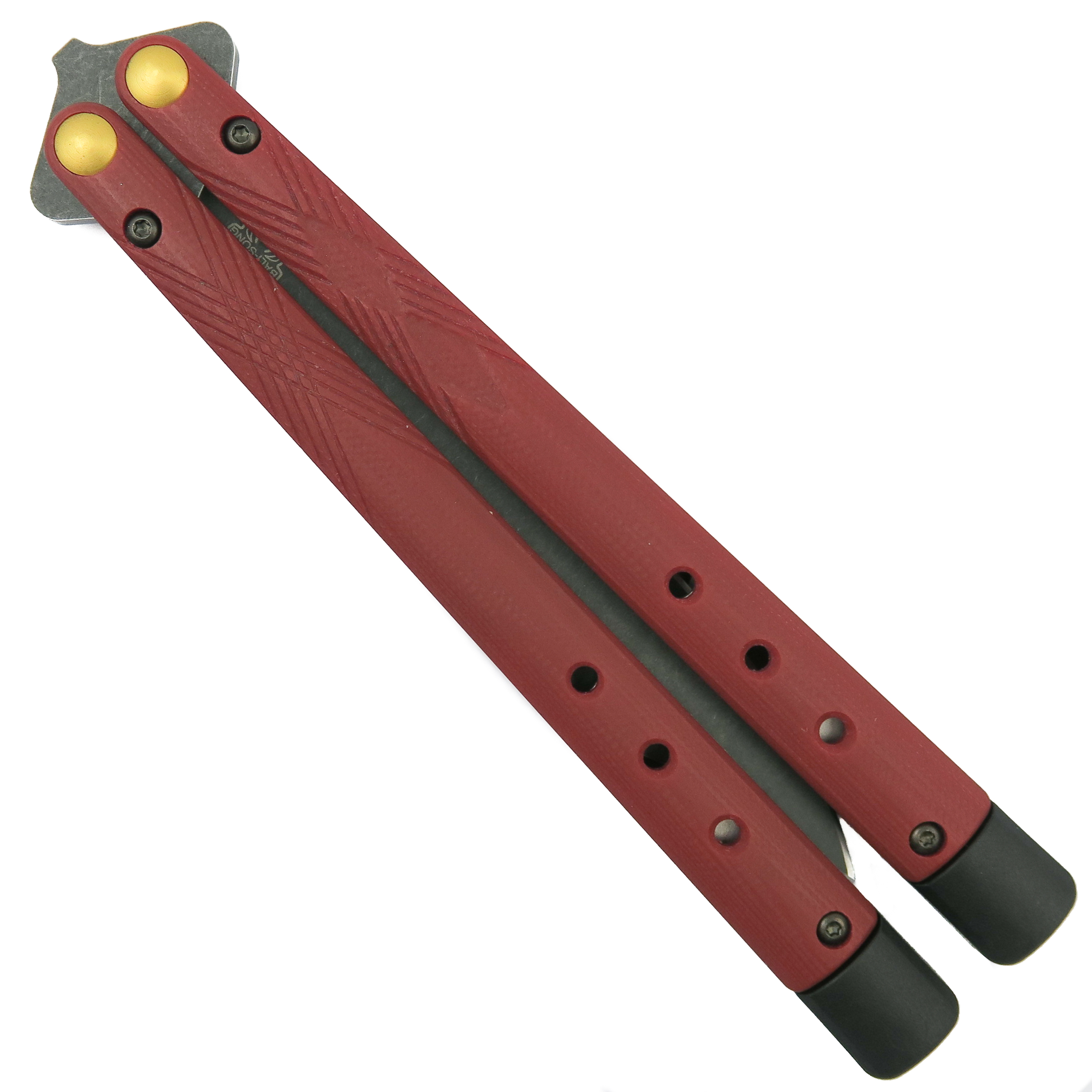 Benchmade 99 Necron Balisong Ruby Red G10 Butterfly Knife, CPM