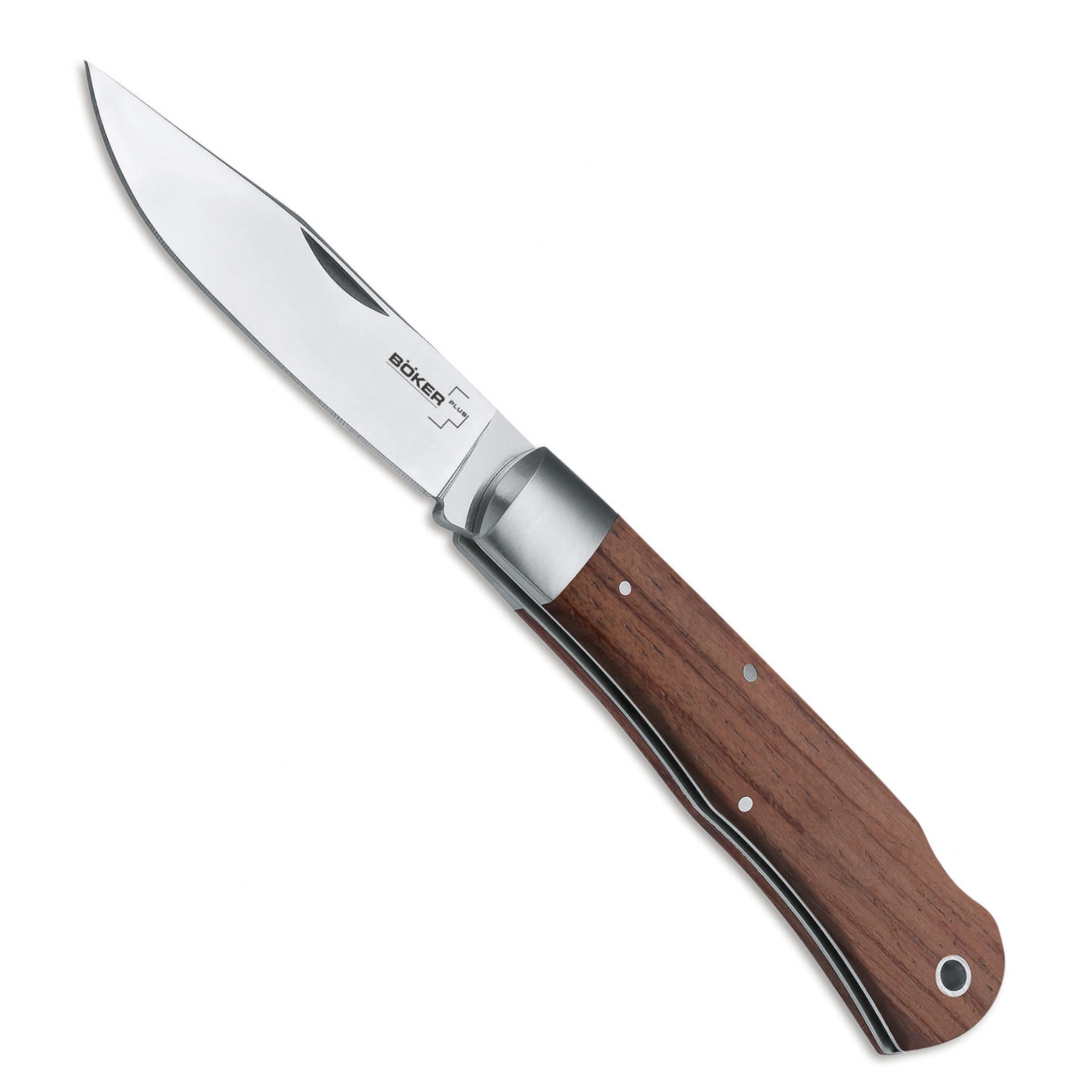 Boker Plus Bubinga Wood Lockback Folding Knife | BladeOps