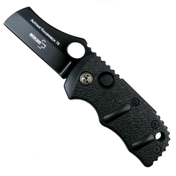 The Boker Sub Kalashnikov Cleaver Automatic Knife in Black BladeOps