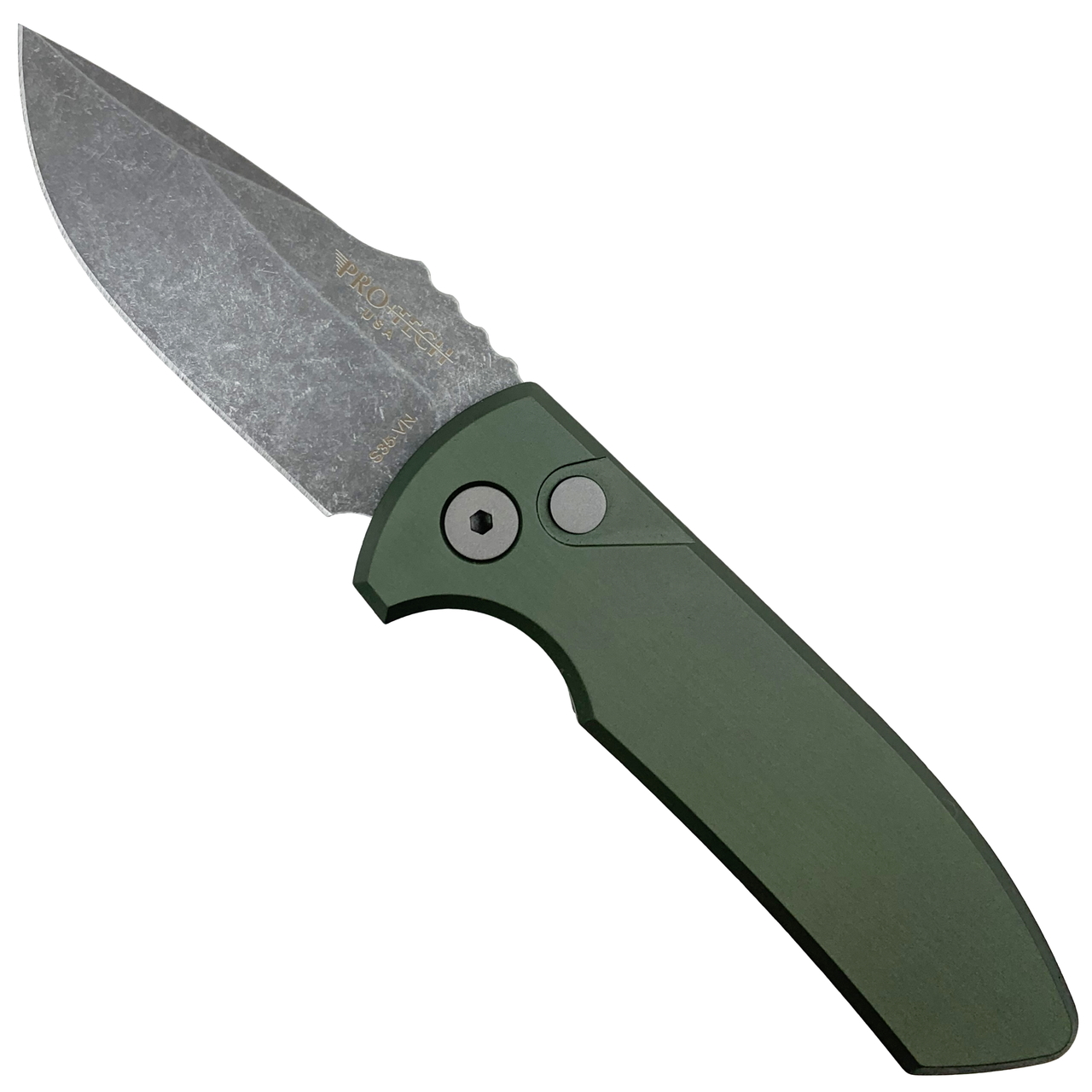 Knife Review ProTech OD Green SBR Automatic Knife BladeOps
