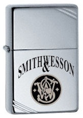 Smith & Wesson Vintage w/ Slashes Zippo Lighter