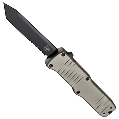 HK 54003 Flat Dark Earth Hadron T/E OTF Auto Knife, 154CM Black