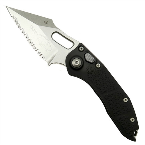Microtech 169-12 Borka Stitch Wharncliffe Auto Knife, Full