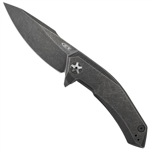 Zero Tolerance 0095BW BlackWash Titanium Flipper Knife, CPM-S35VN