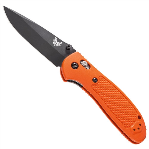 Benchmade 551BK-ORG Orange Griptilian Folder Knife, 154CM Black Blade