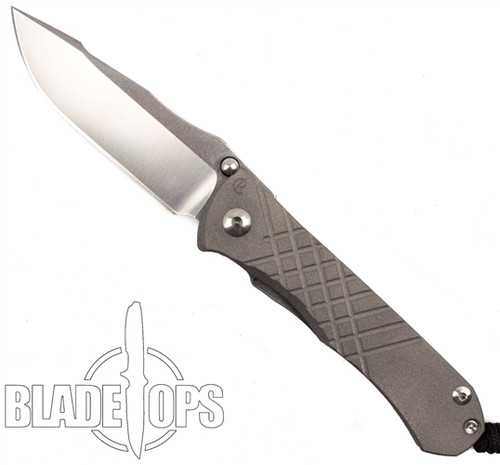 CHRISTOPH whdmannトンク Chris Reeve Umnumzaan Frame Lock Knife, Stonewash Plain