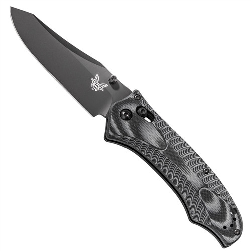 Benchmade Rift Benchmade 950BK Rift Osborne AXIS Lock Knife, Black Plain Blade