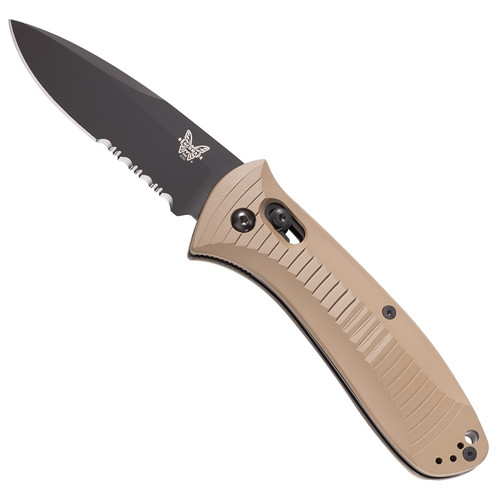 Benchmade Sand 5000SBK Presidio Auto Knife, 154CM Black Combo Blade