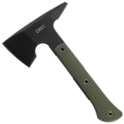 CRKT Jenny Wren Compact Fixed Blade Tomahawk, Black Head | BladeOps