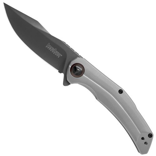 Kershaw Believer Steel Spring Assist Knife, Dark Grey Blade